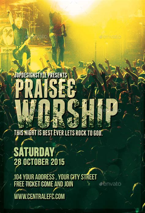 Worship Flyer Templates | Free & Premium Photoshop | Vector | PDF | EPS | PNG Downloads