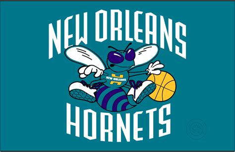 New Orleans Hornets Logo - Primary Dark Logo - National Basketball ...