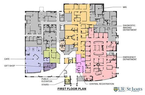 St James Hospital Map - Map Of England