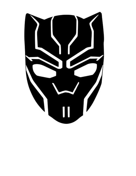 Black Panther Logo Iron on Heat Transfer Vinyl | Etsy Australia