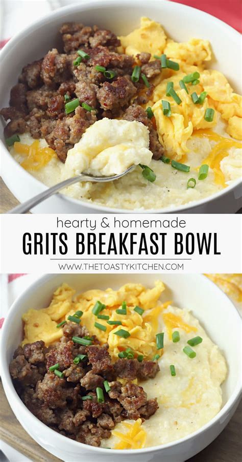 Grits Breakfast Bowl - The Toasty Kitchen