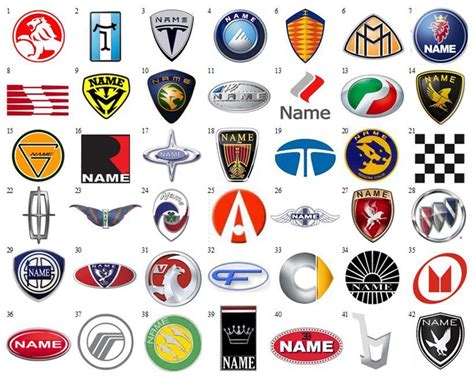 Famous Car Company Logos With Names - Foto Kolekcija