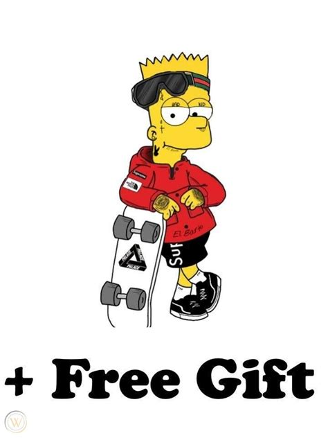 Bart Simpson Supreme Poster 24 x 36in | #3772482329