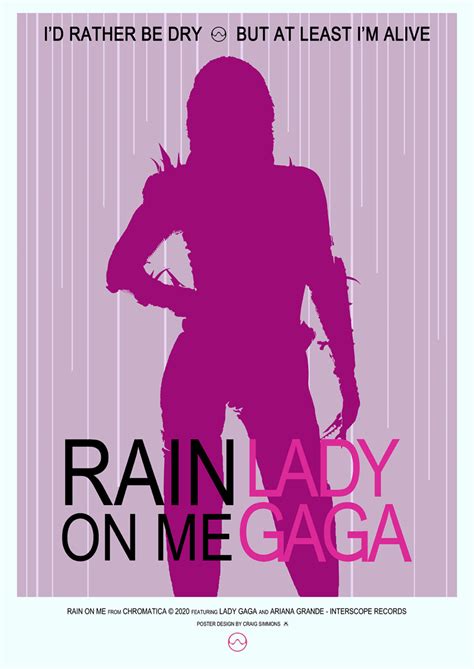 Lady Gaga Rain On Me | Csimmons13 | PosterSpy