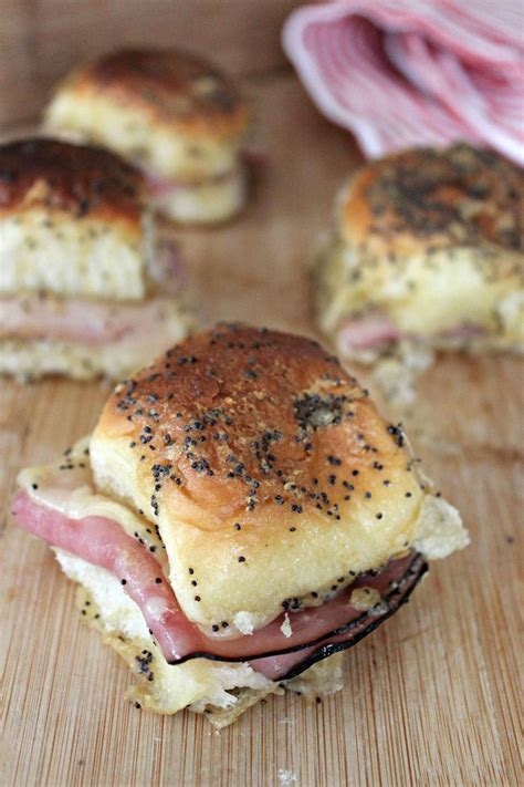 Hot Hawaiian Ham and Cheese Sliders on King's Hawaiian Rolls ...