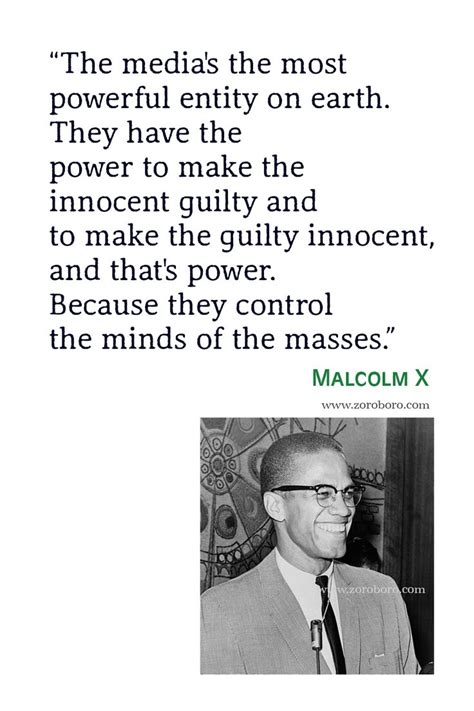 an image of malcolm x quote about truth