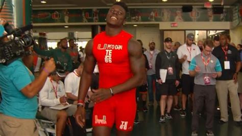 David Njoku Pro Day highlights