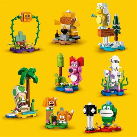 Complete Collection of 8 Super Mario Character Packs LEGO Minifigures ...