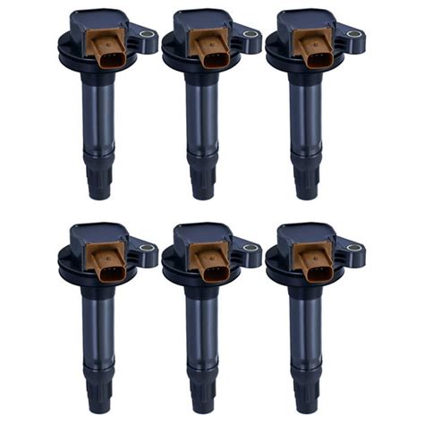 Pack 6 Ignition Coils Compatible with Ford F-150 Explorer Lincoln ...