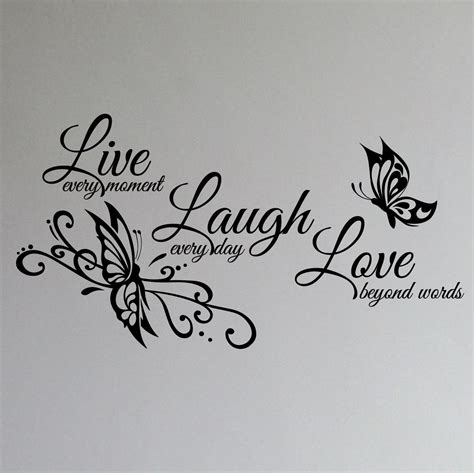 Live Love Laugh Family Wall Decal Art #1468 - InnovativeStencils