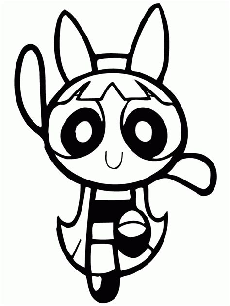 Powerpuff Girls Clipart Black And White - IMAGESEE