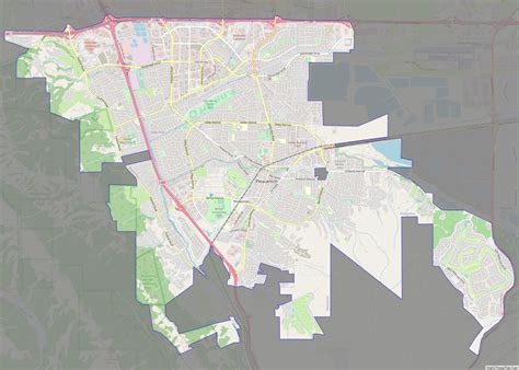 Map of Pleasanton city, California - Thong Thai Real