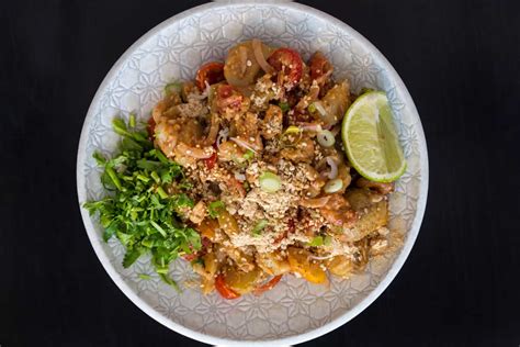 Burmese Inspired Potato Salad - Messy Vegan Cook