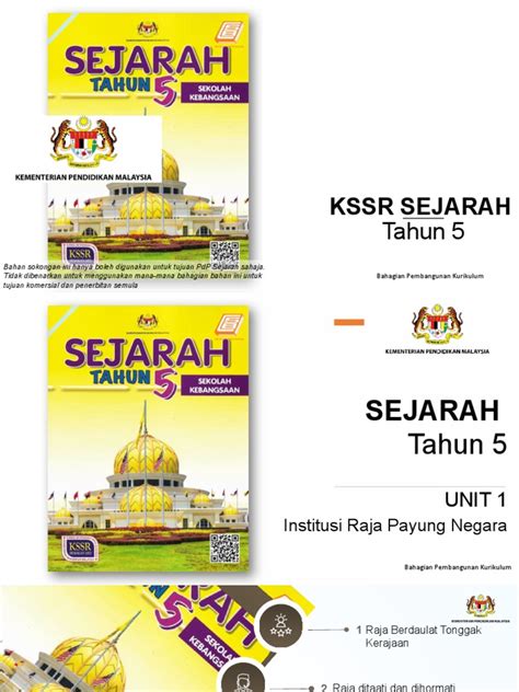 1.2 KSSR Sejarah Tahun 5 | PDF