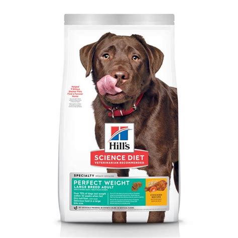 Hill's Science Diet 25 lb Adult Perfect Weight Large Breed Dry Dog Food ...