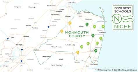 Printable Monmouth County Map