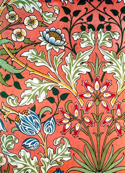 Simply STUNNING Flowers! Vintage Art Nouveau Morris Flower Illustration! Vintage Digital Flower ...