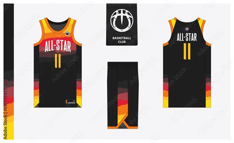 Basketball uniform mockup template design for basketball club ...