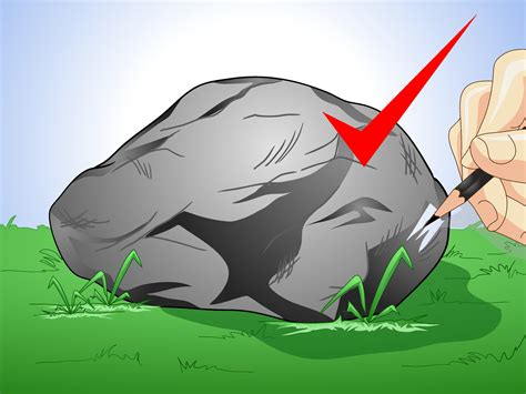 How to Draw a Rock: 4 Steps (with Pictures) - wikiHow