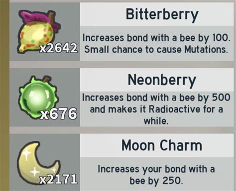 Most efficient way to use bitterberrys and neon? Yes I’m late game and ...