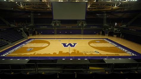 Washington's new court features Seattle skyline (PHOTO) | NCAA ...