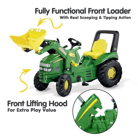 John Deere Kids Premium Ride on Tractor with Maxi Loader RT046638