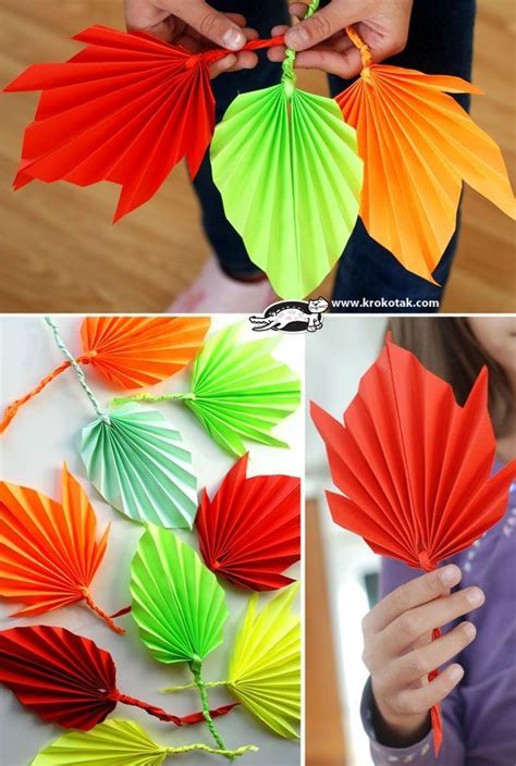 paper LEAVES - great bulletin board accents | Easy fall crafts, Leaf crafts, Fall crafts