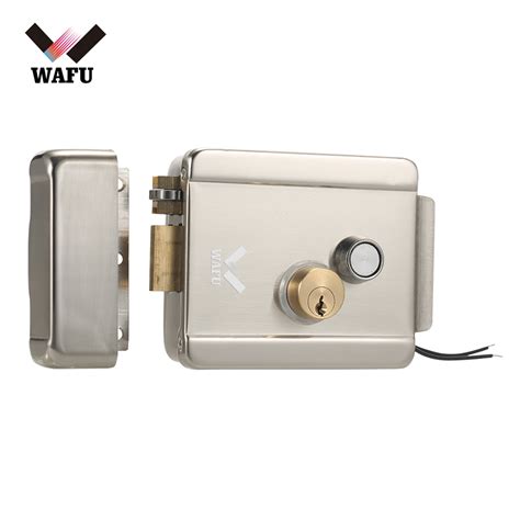 WAFU Smart Electric Gate Door Lock Secure Electric Metallic Lock ...