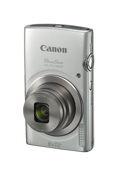 Canon PowerShot ELPH 180 Digital Camera w/Image Stabilization and Smart AUTO Mode (Silver), 0 ...