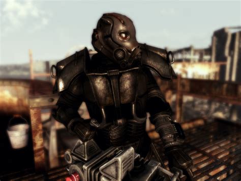 Enclave Power Armors Retextured для Fallout 3 — Моды