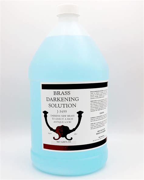 Amazon.com: Brass Darkening Solution - 1 Gallon