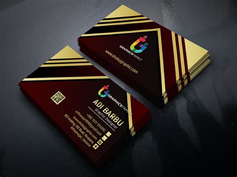 Luxury Business Card Template, Luxury tattoo shop business card template.