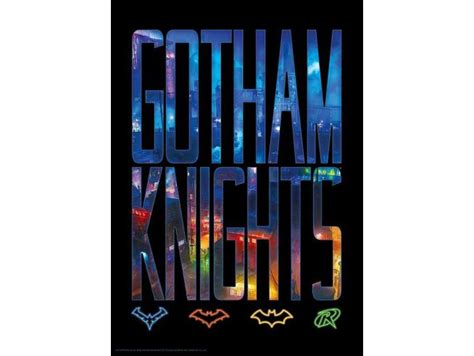 FANTASTIKO: Dc Comics Art Print Gotham Knights Logo Edizione Limitata 42 X 30 Cm Fanattik ...