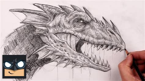 How To Draw a Dragon | Sketch Tutorial - YouTube