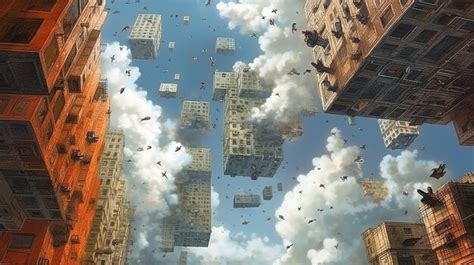 Premium AI Image | Fantasy art of the skyscrapper