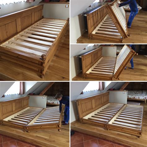 Folding double bed | Diy sofa bed, Diy pallet furniture, Diy sofa