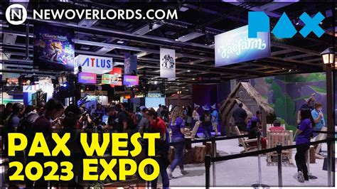 PAX West 2023 Expo Halls Tour in 4k - YouTube