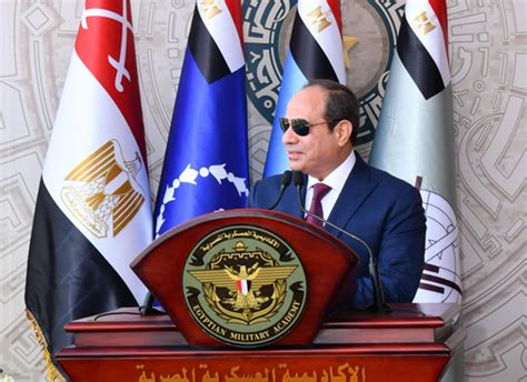 President Abdel Fattah El-Sisi attends the Graduation Ceremony of New ...