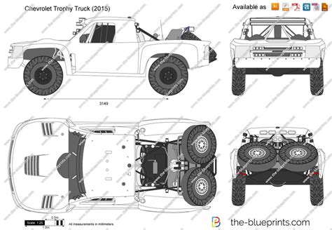 How To Draw A Trophy Truck - Plantforce21