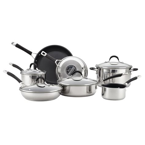 Circulon Momentum Stainless Steel 11pc Cookware Set – Meyer Canada