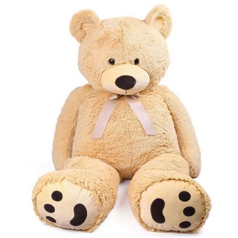 Giant Teddy Bear 63in 5.3ft Stuffed Plush Toy Birthday Gift for ...