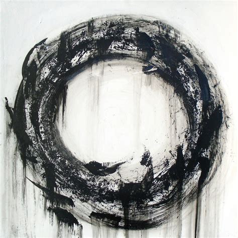 Large Contemporary Abstract Circle Paint, Painting by Holly Anderson ...