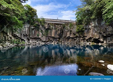 Cheonjeyeon First Waterfall Stock Image - Image of cheonjeyeon ...