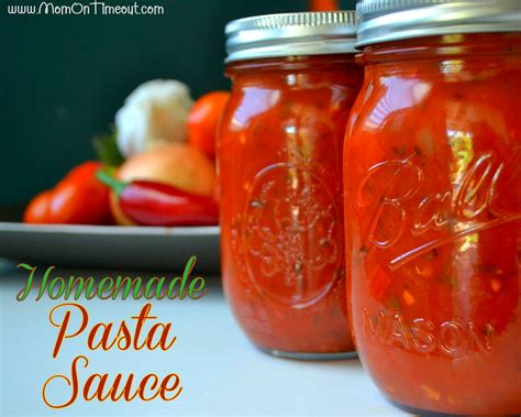 Homemade Pasta Sauce Recipe - Mom On Timeout