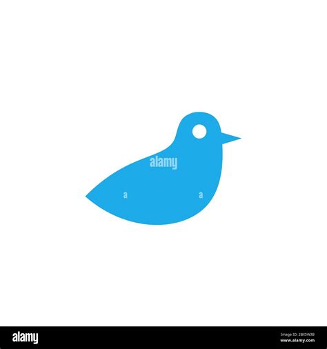 blue bird tweet icon. Stock vector illustration isolated Stock Vector Image & Art - Alamy