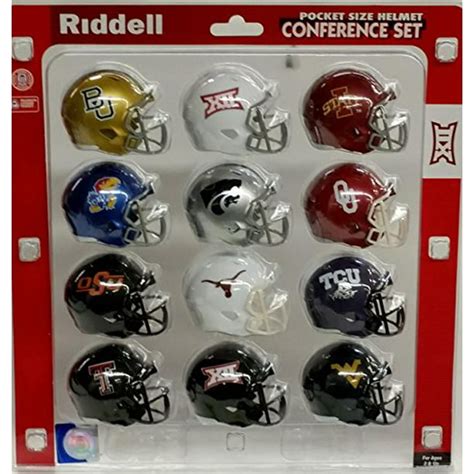 Riddell - Big 12 Conference NCAA 2016 Pocket Pro Helmet Set - Walmart.com - Walmart.com