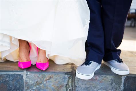 Neon Pink Wedding Heels