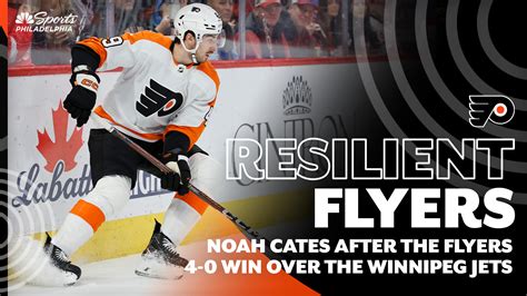 Noah Cates: Flyers have been 'resilient' all year - NBC Sports Philadelphia