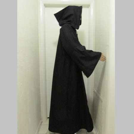 Tau Robe – with hood – black – Azoth Art