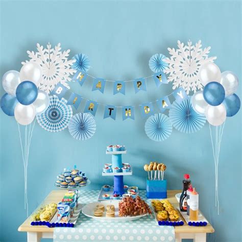 Find More Party DIY Decorations Information about 21 pcs Blue Birthday ...